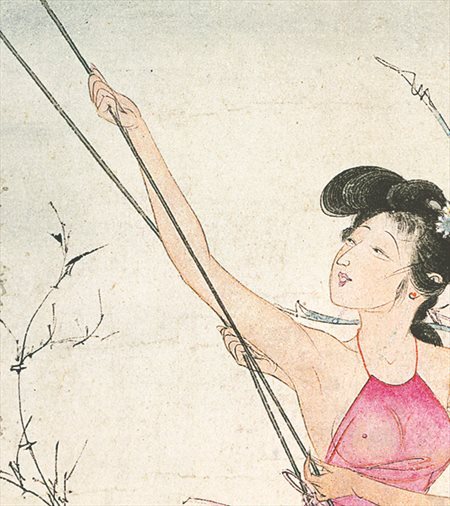 丰南-胡也佛的仕女画和最知名的金瓶梅秘戏图